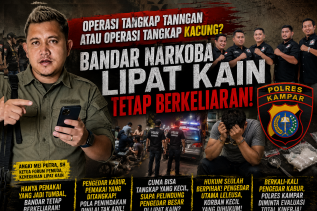 Operasi Tangkap Tangan atau Operasi Tangkap Kacung? Bandar Narkoba Lipat Kain Tetap Berkeliaran!