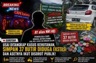 AY Alias NM: Dari Dugaan Jual-Beli Lahan SM Rimbang Baling hingga 37 Butir Diduga Ekstasi
