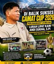 Di Balik Sukses Camat Cup 2026, Perjuangan 1,5 Bulan Lurah Lipat Kain Andi Sukma Menghidupkan Kembali Turnamen yang Vakum 17 Tahun