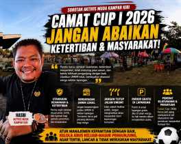 Aktivis Muda Kampar Kiri Soroti Pelaksanaan Camat Cup I 2026, Minta Panitia Utamakan Ketertiban dan Berdayakan UMKM
