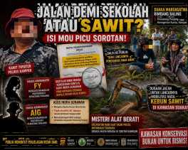 Dalih Perbaikan Jalan Demi Pendidikan ?, Dokumen MoU Ninik Mamak Justru Sebut Mobilitas Hasil Kebun Sawit di Kawasan Suaka Margasatwa Rimbang Baling