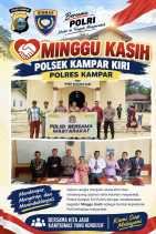 Minggu Kasih di Gereja HKBP Gunung Sari, Kapolsek Kampar Kiri Ajak Masyarakat Bersama Jaga Kamtibmas