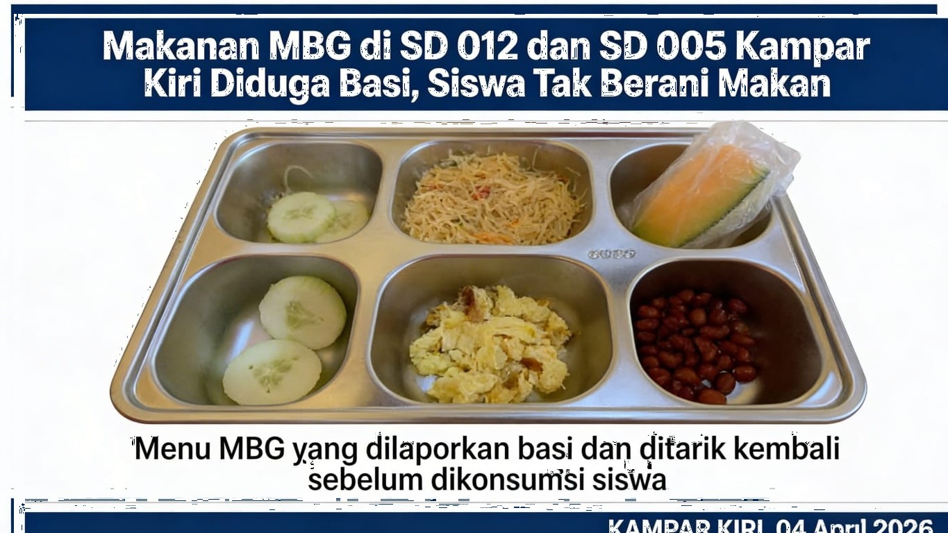Diduga Basi, Makanan Bergizi Gratis di Dua Sekolah Ini Ditarik Pihak Dapur