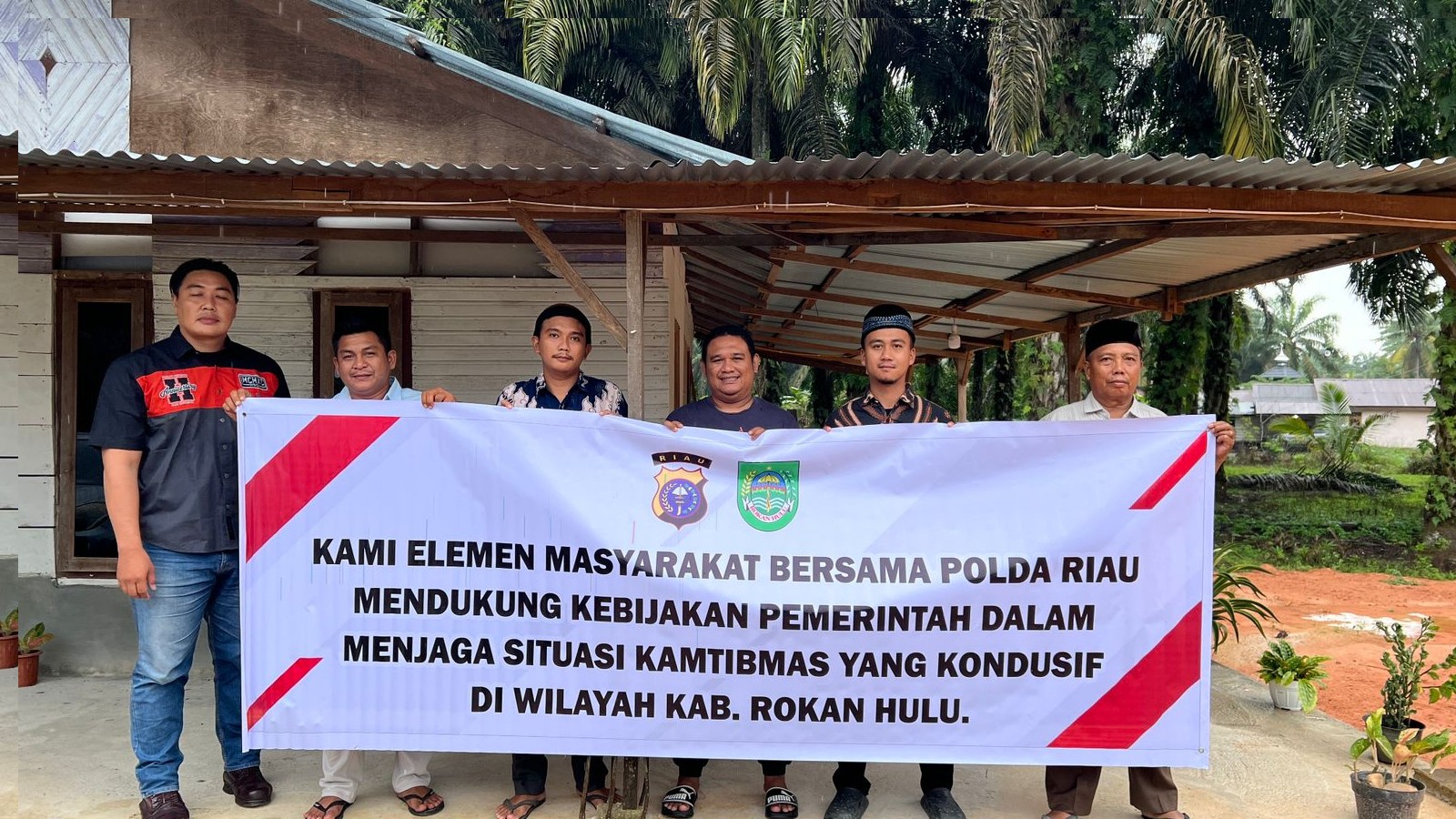 Ditintelkam Polda Riau Galang Persatuan Jaga Keamanan Desa Bagan Tujuh