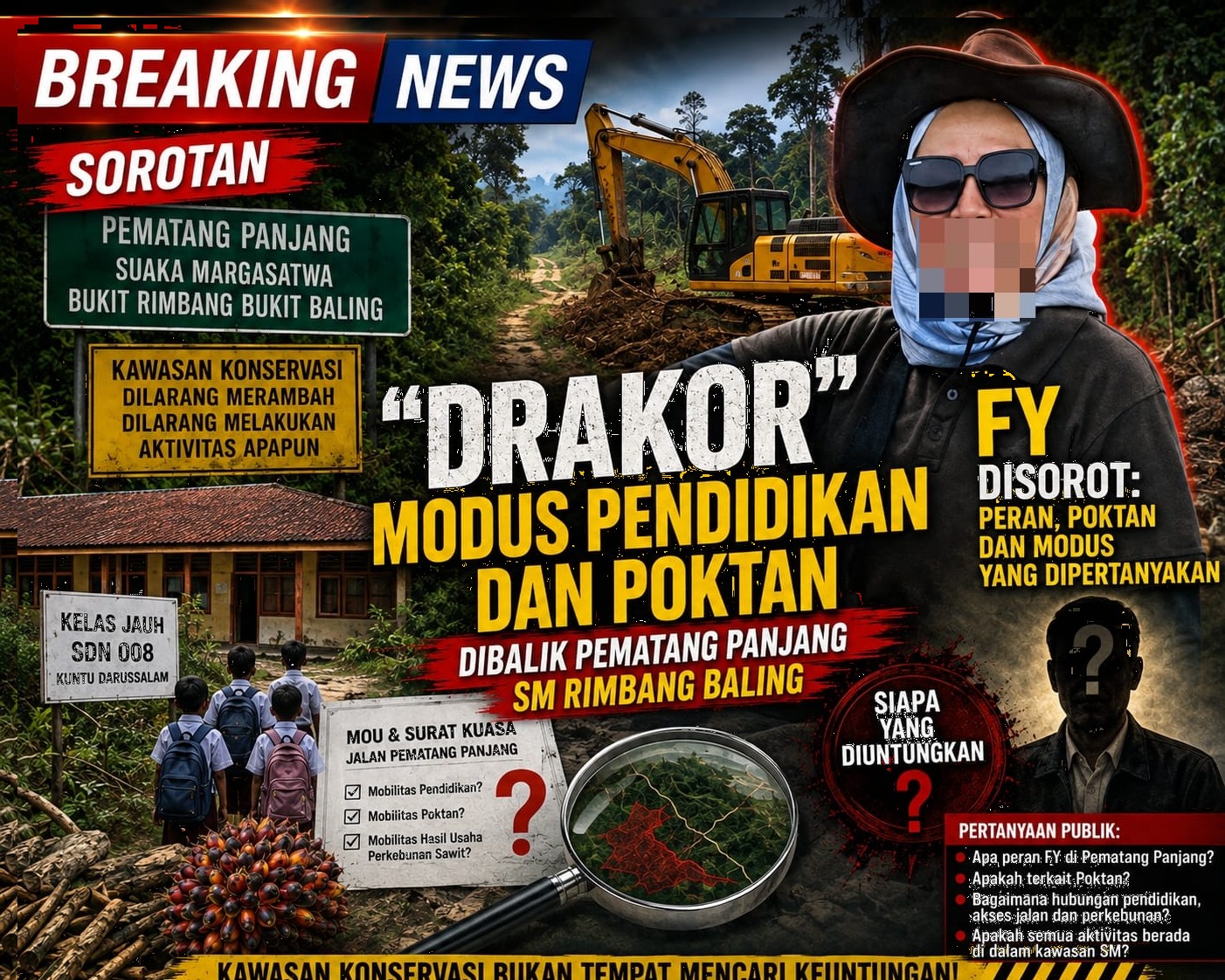 Sang DRAKOR di Pematang Panjang: Modus Pendidikan dan Poktan Diduga Jadi Jalan Masuk, FY Disorot!!!