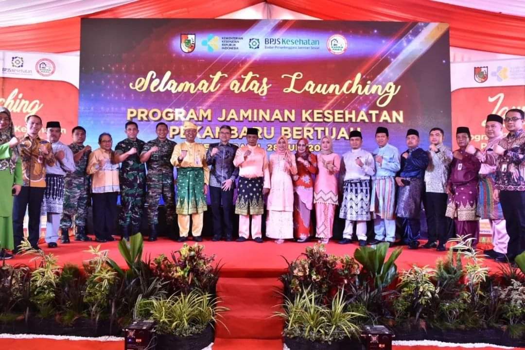 Ketua DPRD Kota Pekanbaru Hadiri Launching Program Jaminan Kesehatan Pekanbaru Bertuah