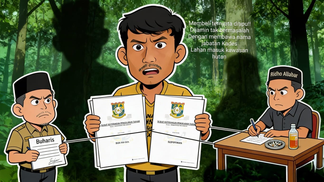 Budi Aro Gea Bantah Tudingan Perambah Hutan, Dirinya Korban Penipuan dari Tiga Tersangka yang Ditetapkan Polda Riau!!