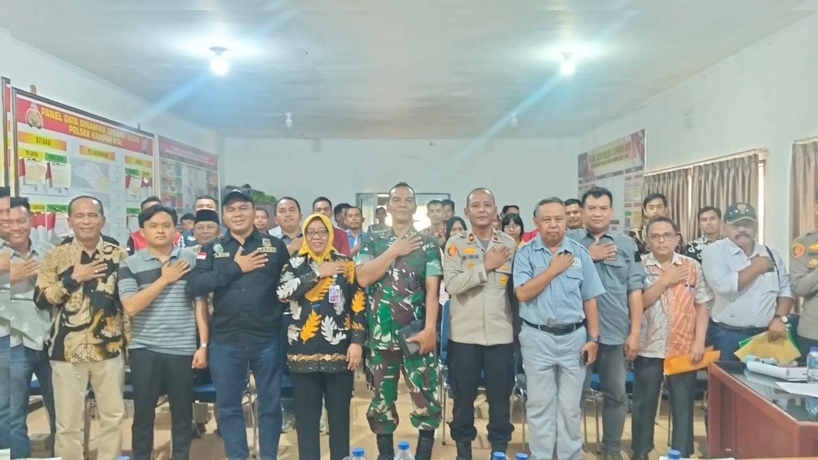 Hadapi Siklus El Nino, Polsek Kampar Kiri Gelar Rakor Siaga Karhutla 2026