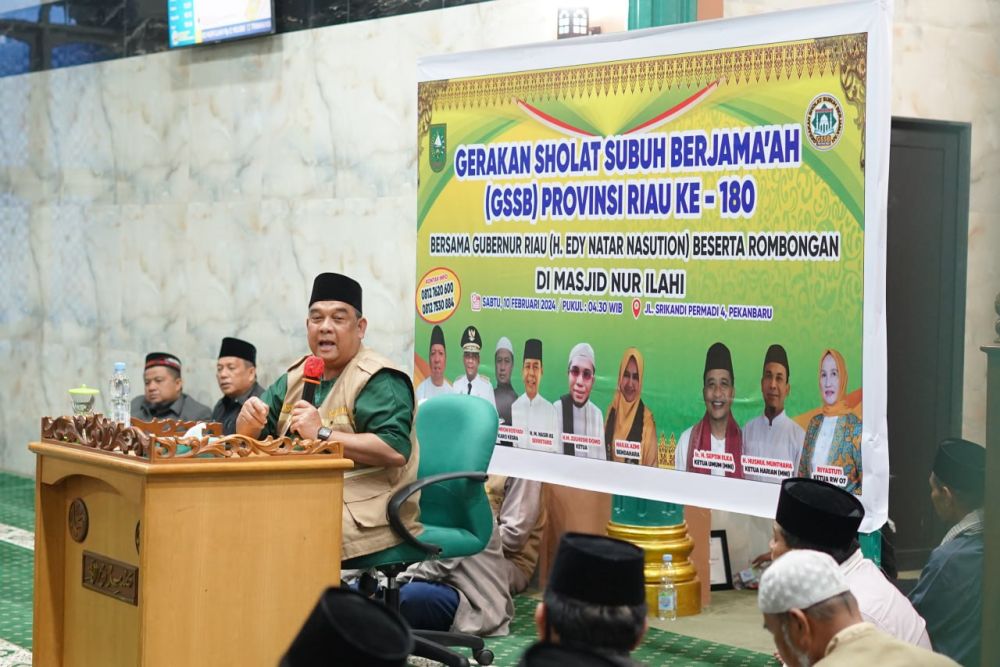 Kunci Sukses Hidup Berawal dari Subuh, Begini Penjelasan Gubernur Riau Edy Nasution