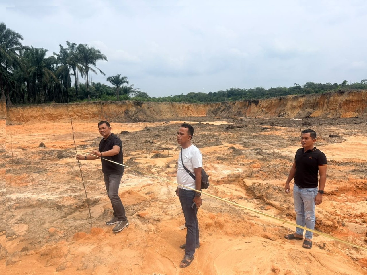 Polsek Tapung Gerak Cepat Respon Informasi Masyarakat, Dilokasi Galian C Tidak Ada Aktivitas, Lokasi Sudah Tutup Lama