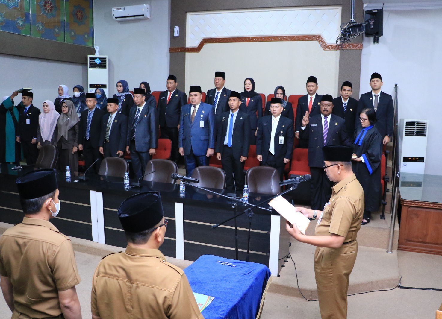 Pj Sekdako Pimpin Pelantikan 23 Pejabat di Lingkungan Pemko Pekanbaru