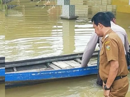 Kecamatan Gunung Sahilan Siaga Banjir, 3 Desa Beresiko Terdampak: Camat Imbau Siaga Antisipasi Banjir!