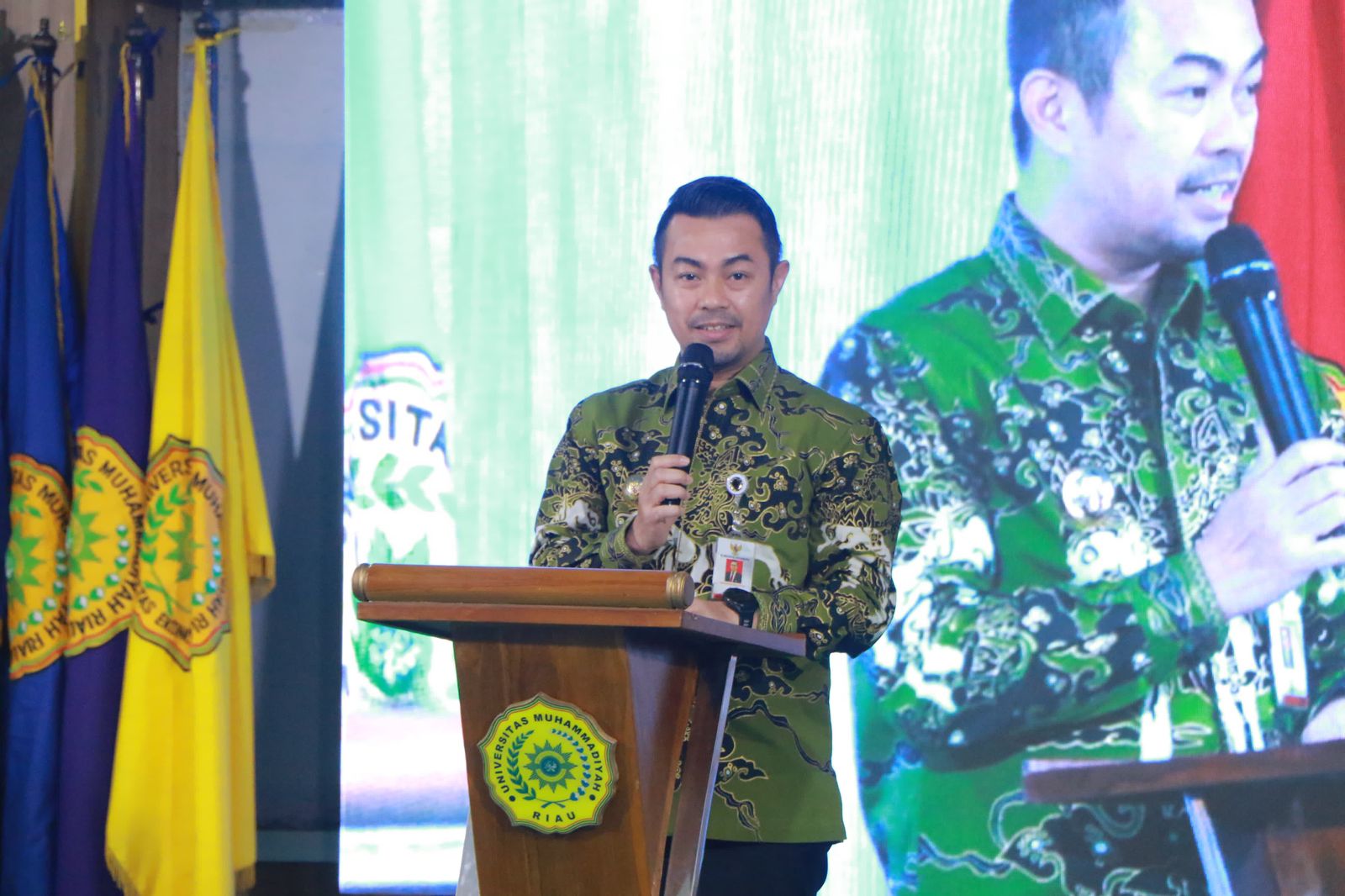 Pj Walikota Pekanbaru Buka Soft Launching Penerimaan Mahasiswa Baru Umri