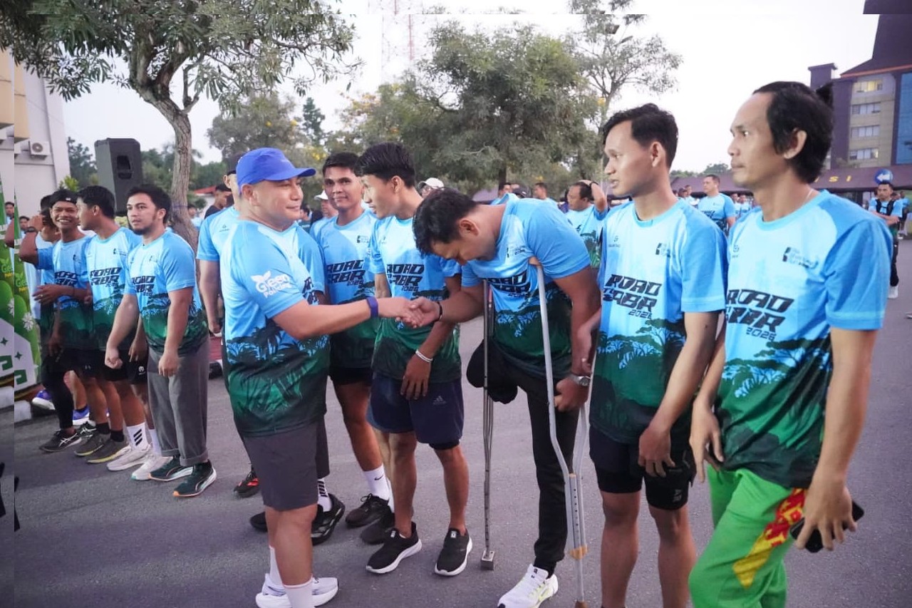 ROAD TO RBR 2026: Kapolda Riau Ajak Masyarakat Berlari Lawan Karhutla dan Jaga Ekosistem