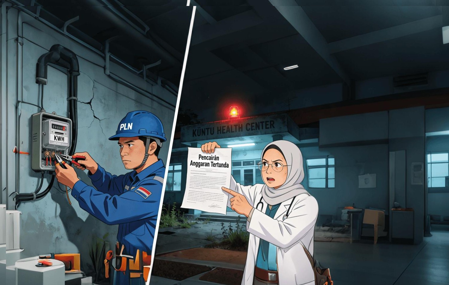 Listrik Puskesmas Kuntu di Putus: Dinamika Kegagalan Komunikasi di Dua Sisi?