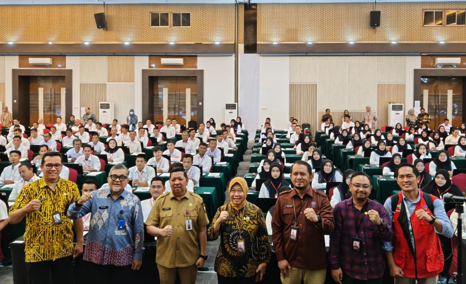 Asisten I Setdaprov Riau Tinjau Langsung Ujian Kompetensi Seleksi PPPK di Hari Pertama