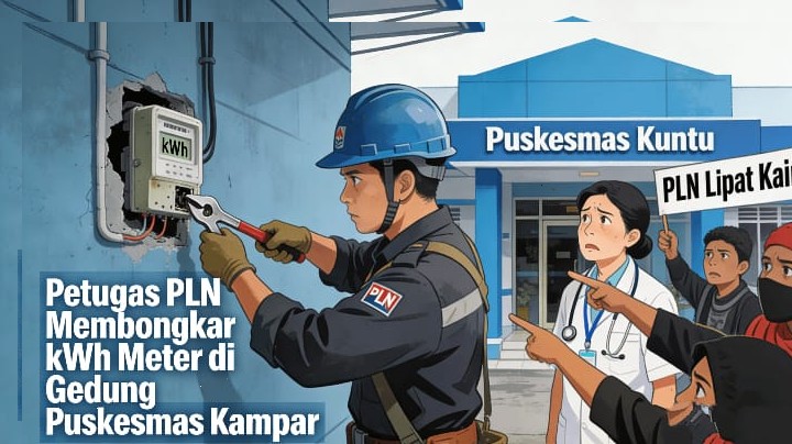 Tindakan Tegas atau Terlalu Ekstrem? PLN Lipat Kain Copot Meteran Puskesmas Kuntu, Tunggakan Disebut Cuma 'Hitungan Hari'!