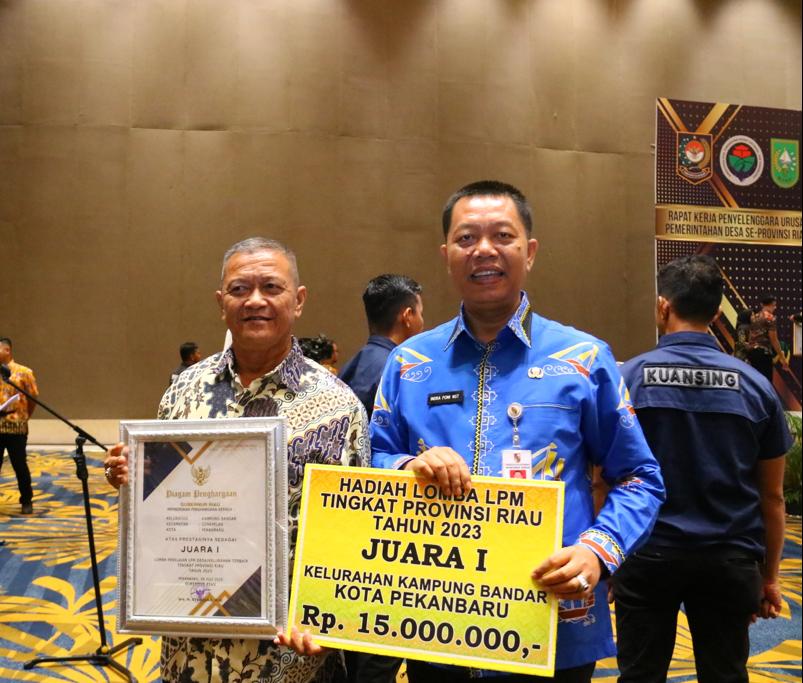 Raih Penghargaan Tingkat Provinsi, LPM Kampung Bandar Tetap Berbuat yang Terbaik untuk Masyarakat