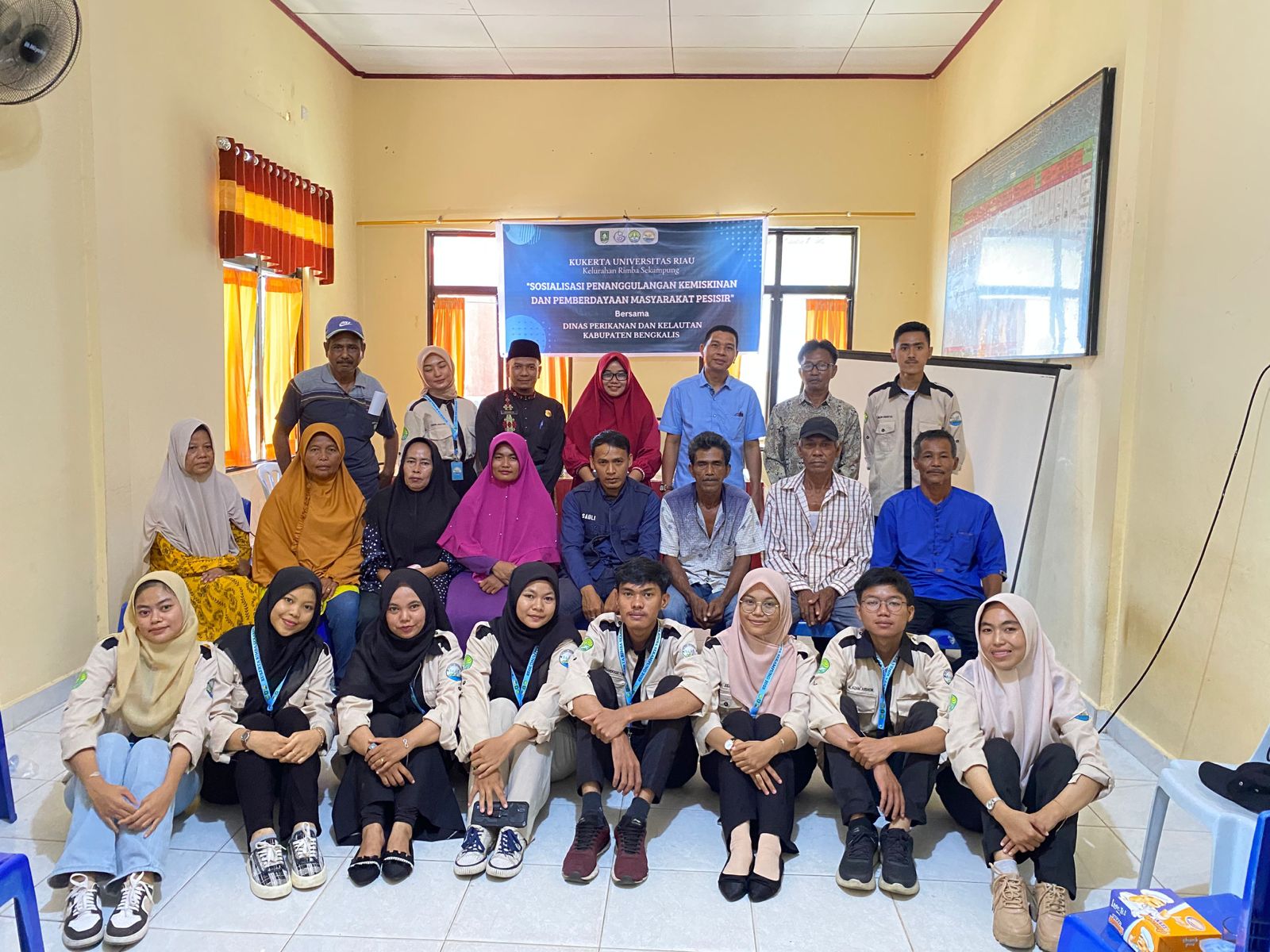 Mahasiswa KUKERTA UNRI Gelar Sosialisasi di Kelurahan Rimba Sekampung