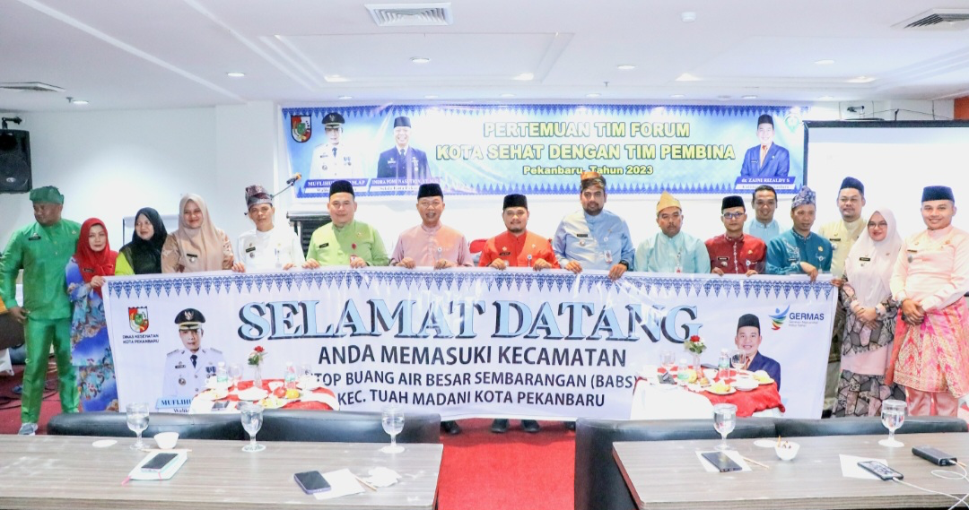 Pemko Pekanbaru Targetkan Raih Kota Sehat Swasti Saba Wistara Tahun 2023