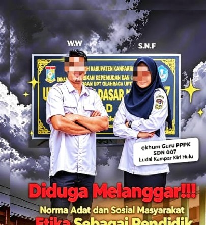 Norma dan Etika di Lingkungan Sekolah, Pasangan Sejoli PPPK SDN 007 Ludai Tuai Protes: Disdik dan BKD Tinjau!