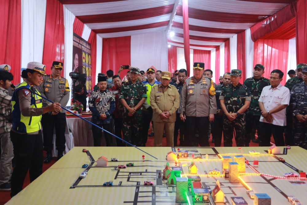 Gubri Edy Nasution Cek Kesiapan Posko Pengamanan Operasi Lilin Lancang Kuning