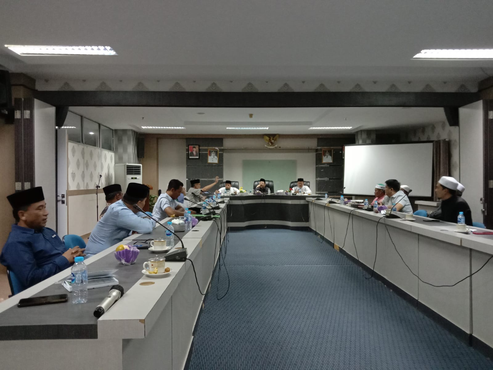 Usai Dilantik, Pengurus Masjid Agung Istiqomah Gelar Rapat Perdana