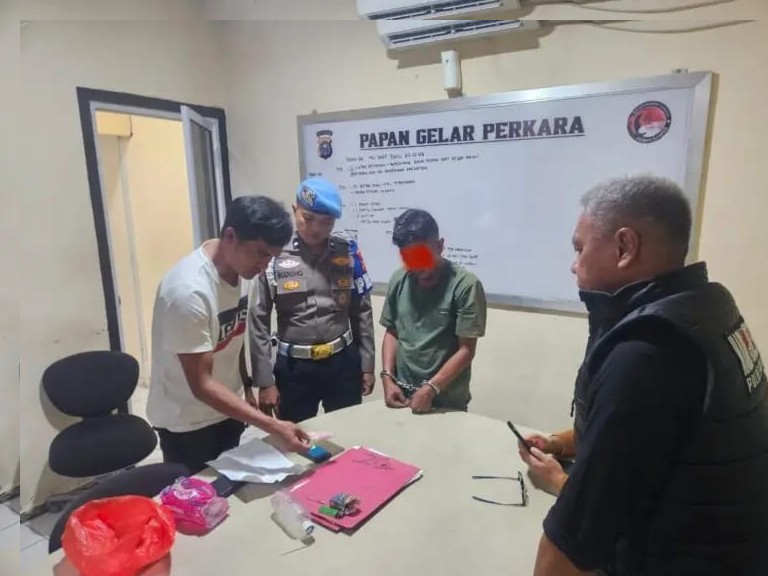 Komitmen Lawan Narkoba, Polsek Kampar Kiri Amankan Pengedar Sabu 10,91 Gram