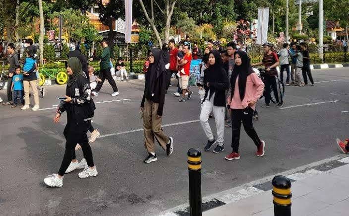 Minggu ini CFD Pekanbaru Kembali Dibuka Pasca Libur Lebaran