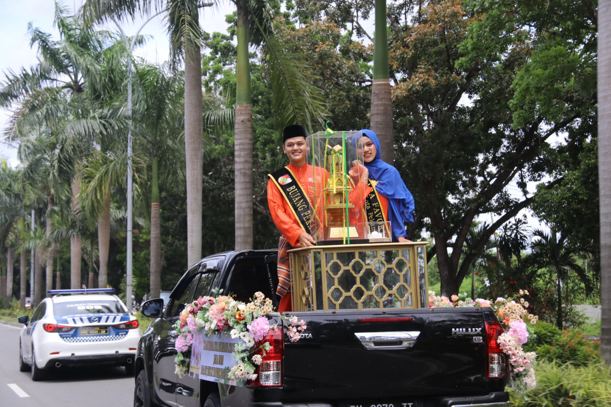 Piala MTQ Riau Diarak Keliling Pekanbaru, Seperti 2006