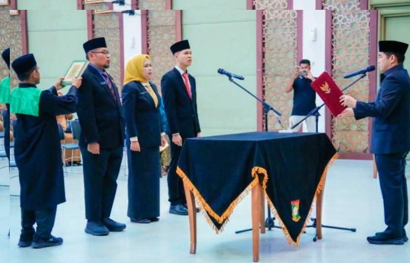 Birokrasi Lebih Cepat dan Transparan, 26 Pejabat Kabupaten Kampar Resmi di Lantik!