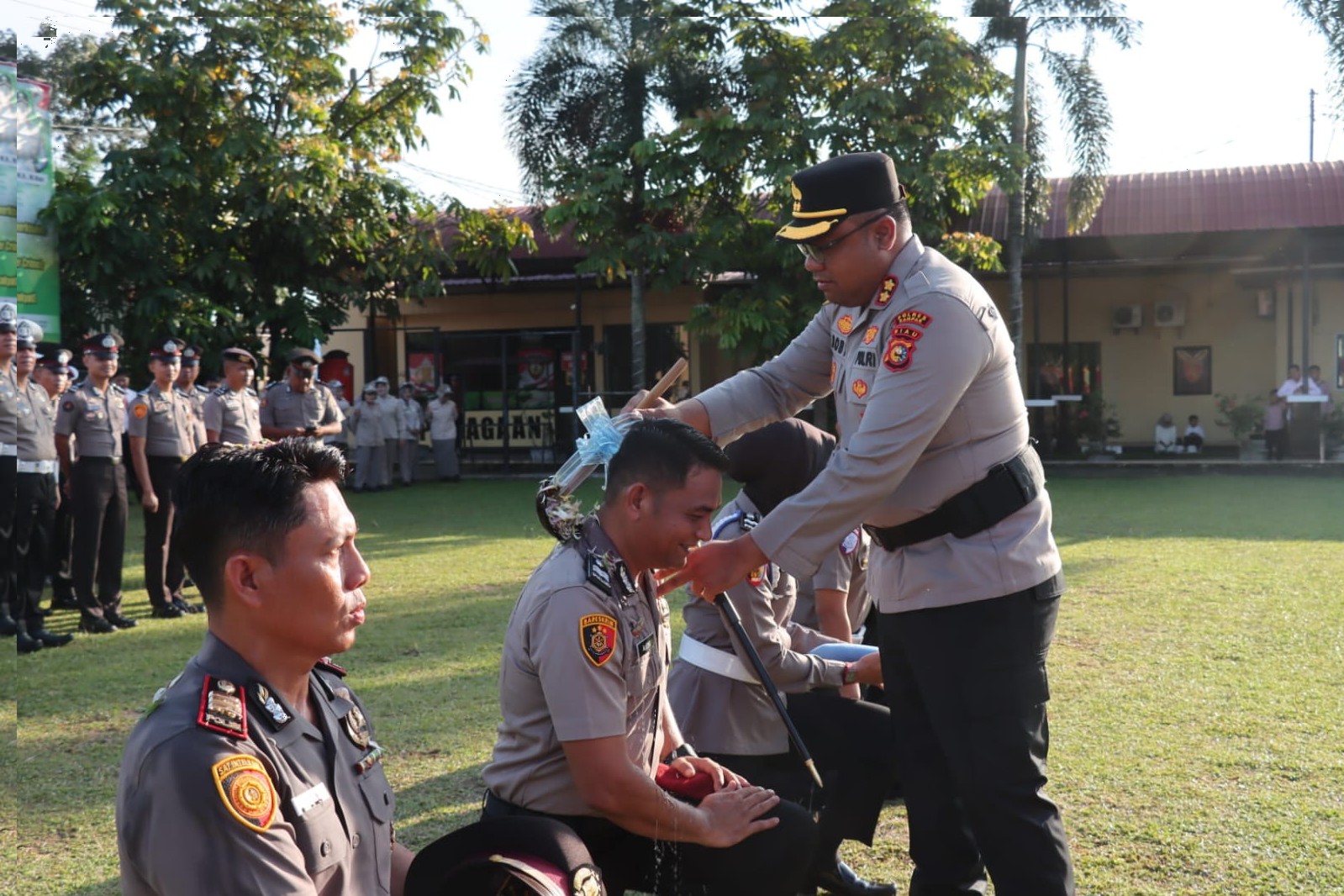 51 Personel Polres Kampar Naik Pangkat: Upacara Laporan Kenaikan Pangkat Periode 1 Juli 2026