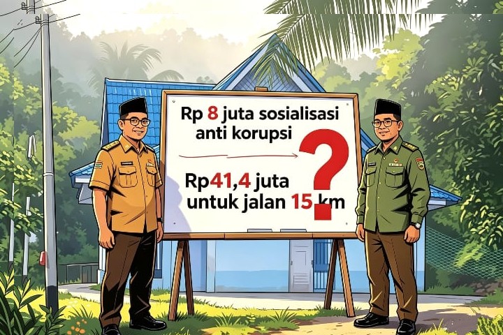 Tak Ada Respon! Diduga Kades Ludai Sembunyikan Realisasi Anggaran: Sosialisasi Anti Korupsi Desa di Pertanyakan?