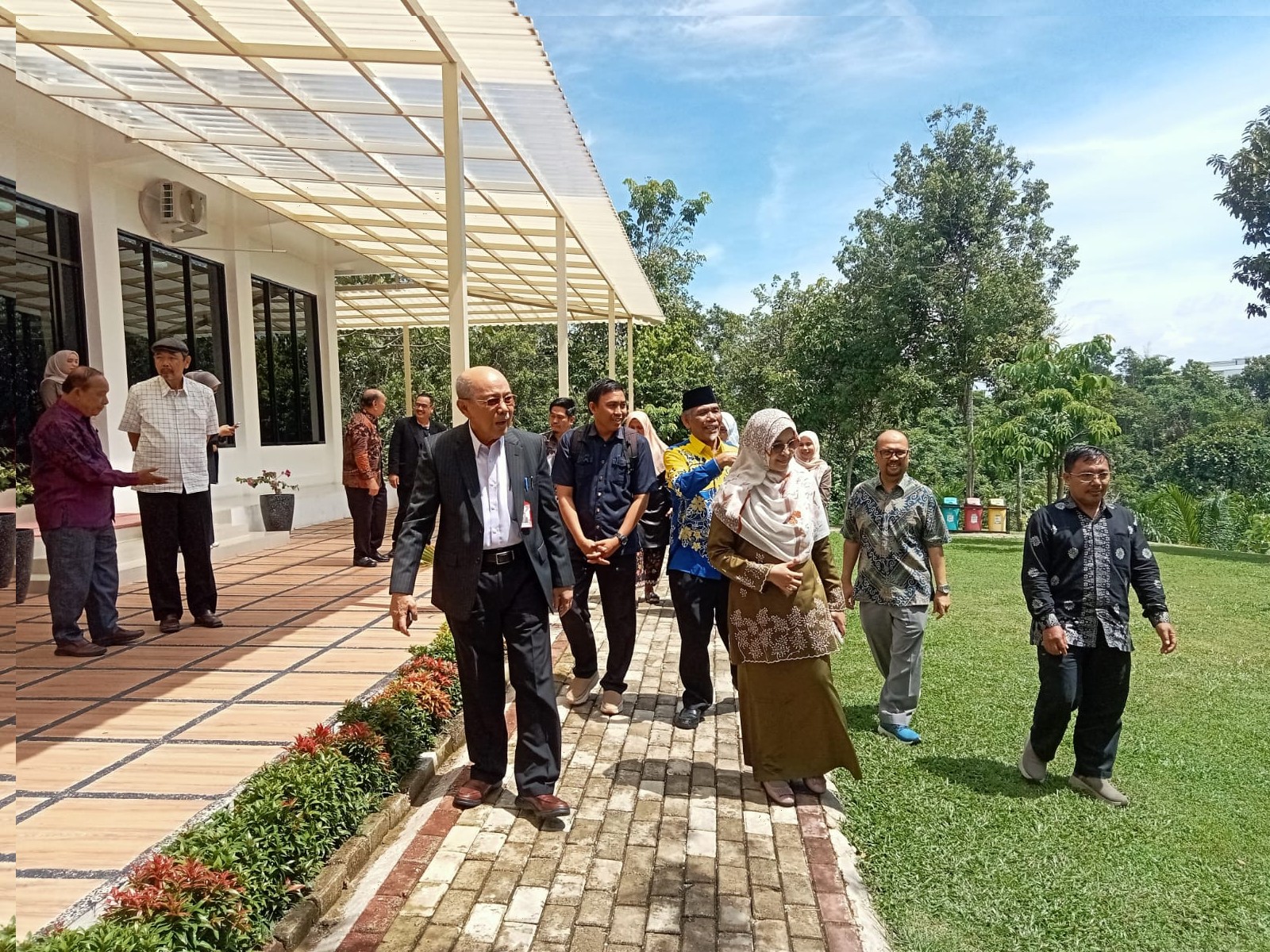 UP Tuanku Tambusai Sambut Silaturrahmi Rektor UIN Suska Riau 