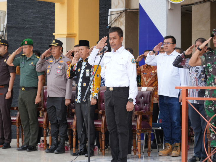 Bupati Kampar Ahmad Yuzar Jadi Inspektur Upacara Peringatan HANI tahun 2025