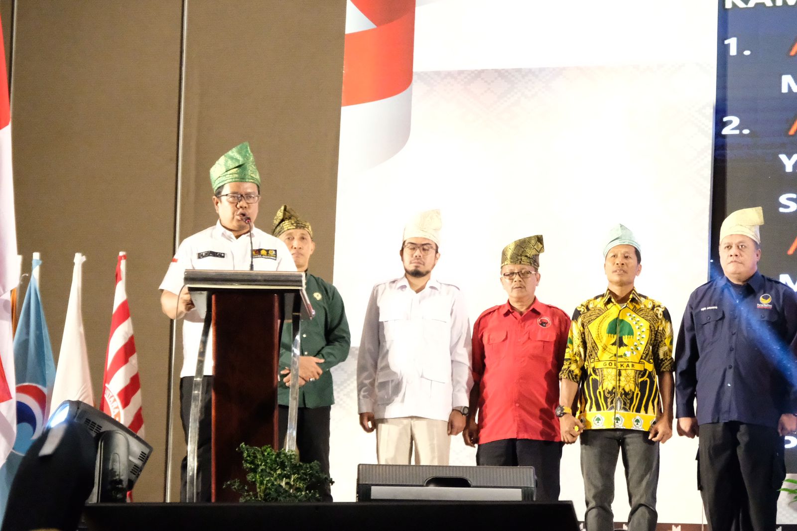 Wakil Ketua DPRD Pekanbaru Hadiri Deklarasi Pemilu Damai 2024