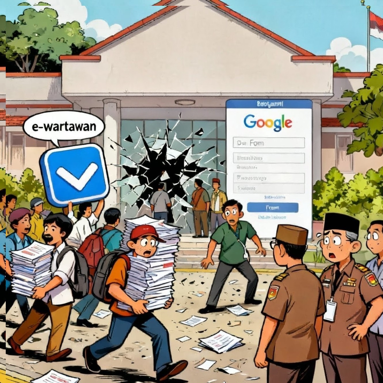 Kritik atas Kebijakan Pendaftaran Media Kampar: Proses Tidak Konsisten, Tidak Transparan!!!