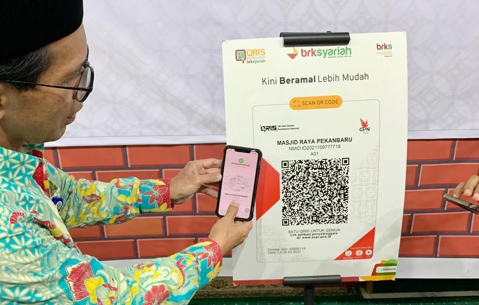 BI dan DMI Riau Sosialisasi Pembayaran Zakat, Infak dan Sedekah Pakai QRIS