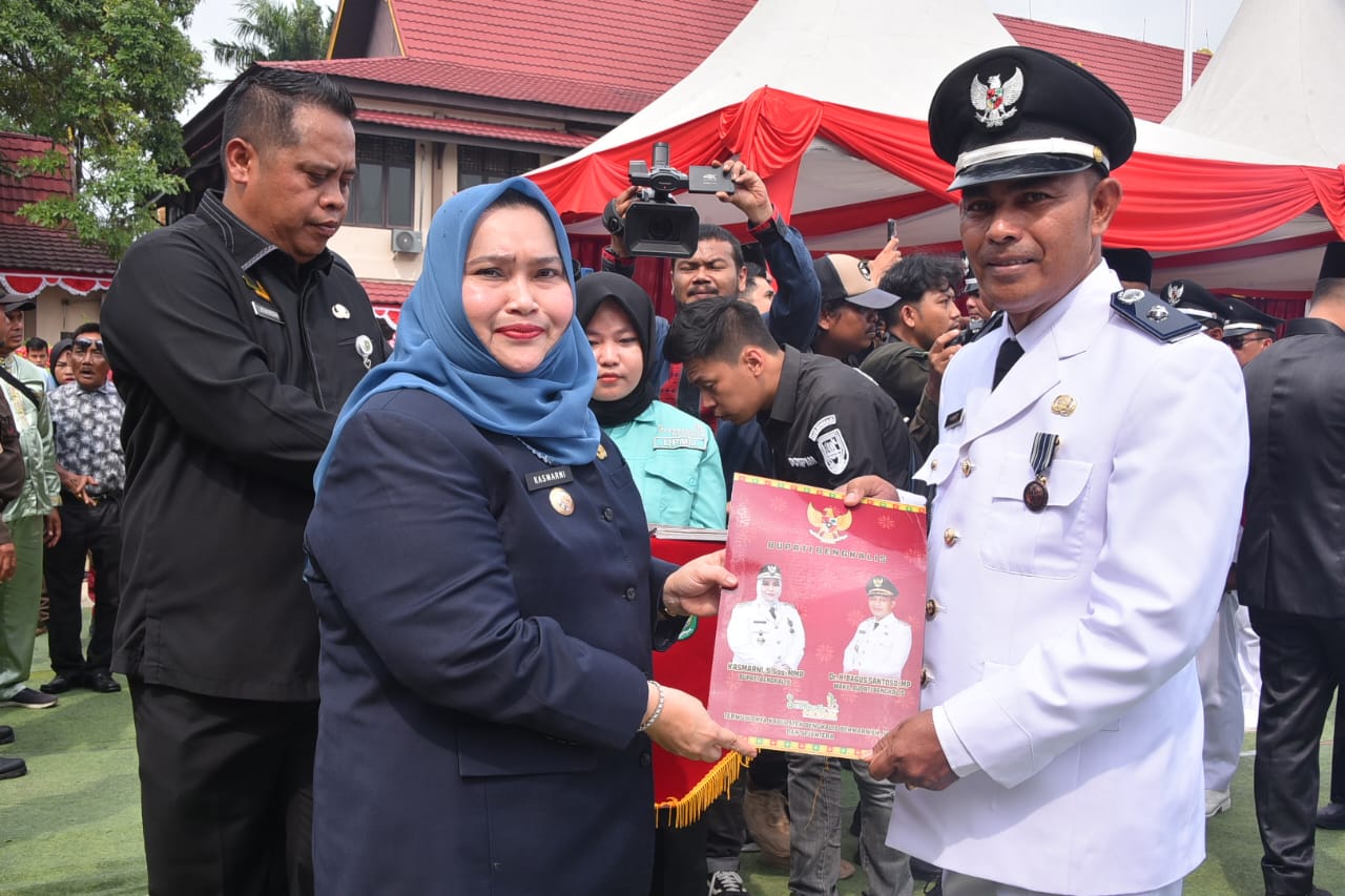 Dilantik Bupati Kasmarni, Berikut Nama-Nama PJ Kades Baru Dilantik